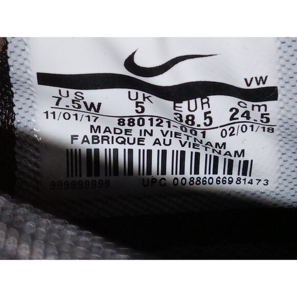 Nike Mens Lunarlon Lunar Command 2 Black White Golf Shoes Cleats Size 7.5 W main image 6